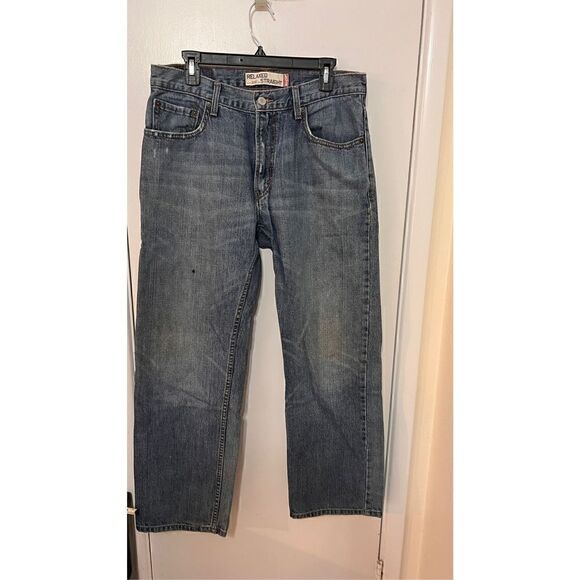Levi's 559 Jeans Men's Relaxed Straight Leg Blue Denim Medium Wash Size W33xL32 - Picture 2 of 11